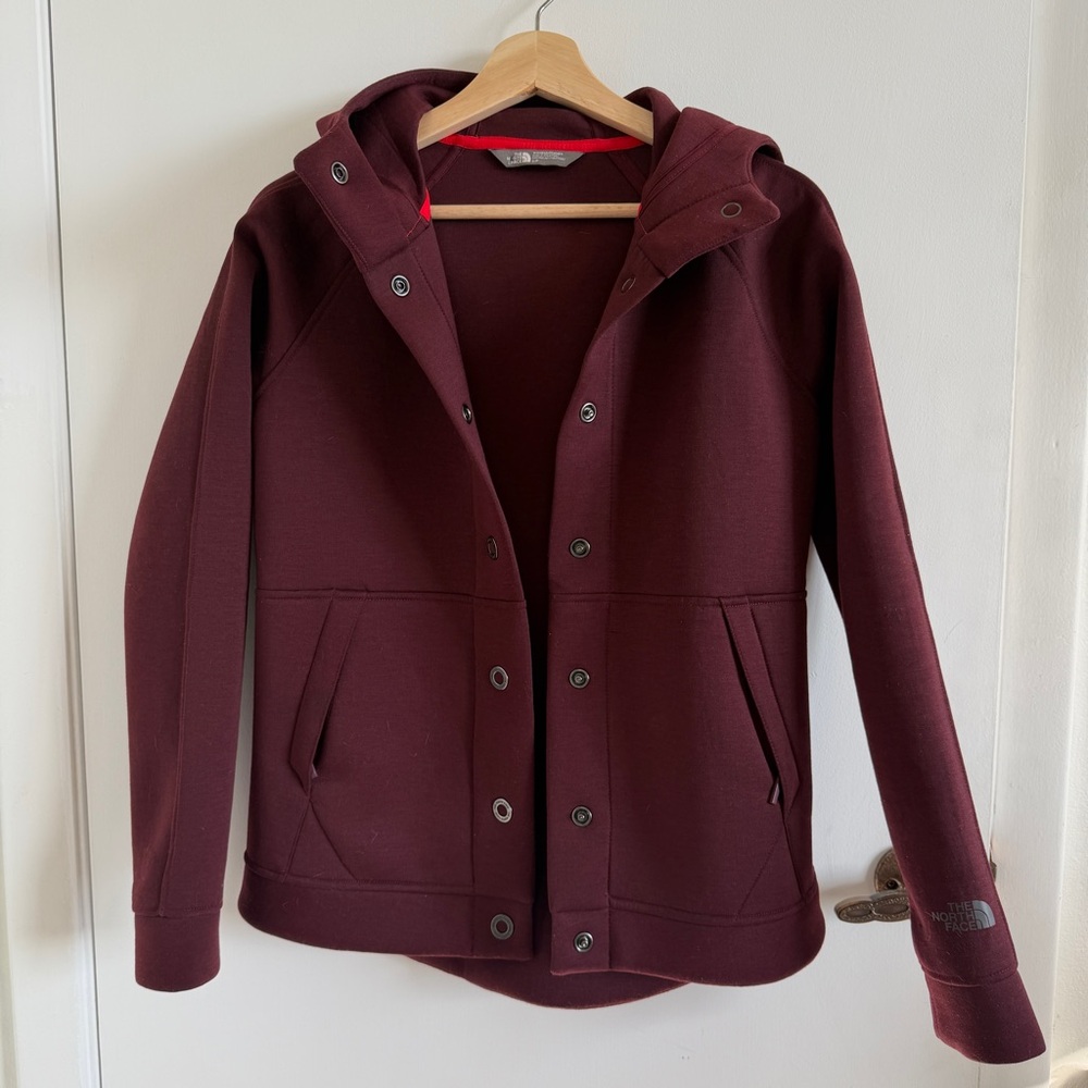North Face Burgundy Jacket size S
